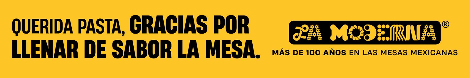 La Moderna: querida pasta, gracias por llenar de sabor la mesa