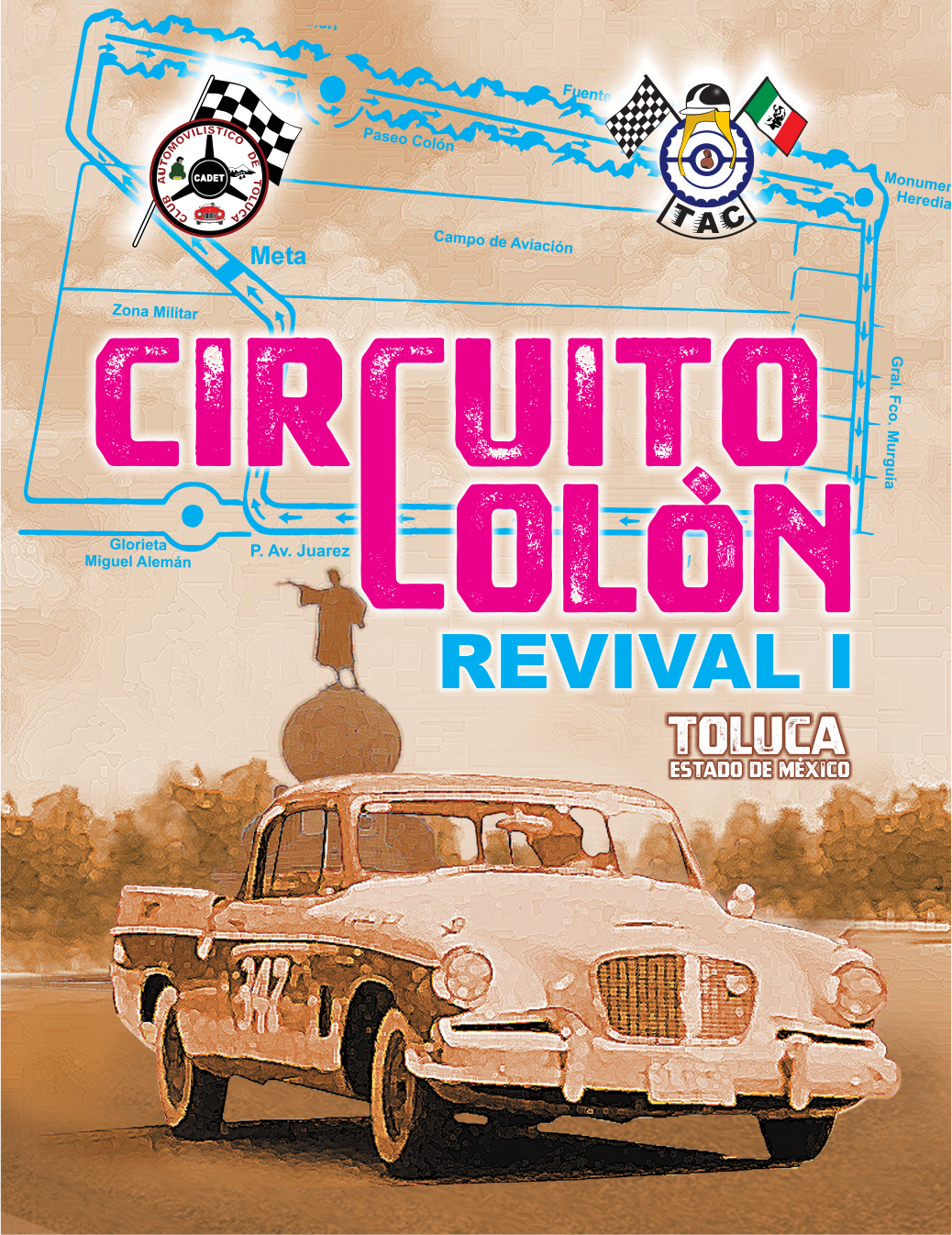 Poster Circuito Colón Revival