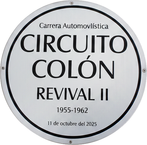 Circuito Colón Revival – Placa